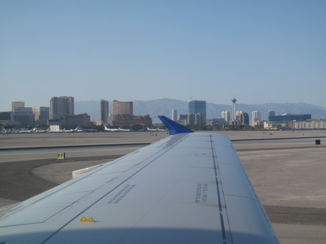 Las Vegas vom Las Vegas International Airport aus (5. Mai)