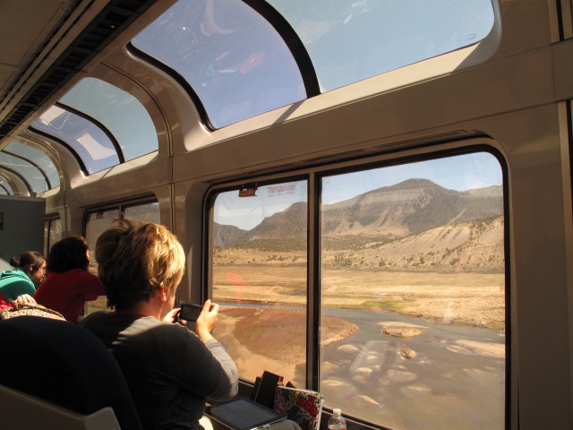 Lounge Car zwischen Granby und Glenwood Springs