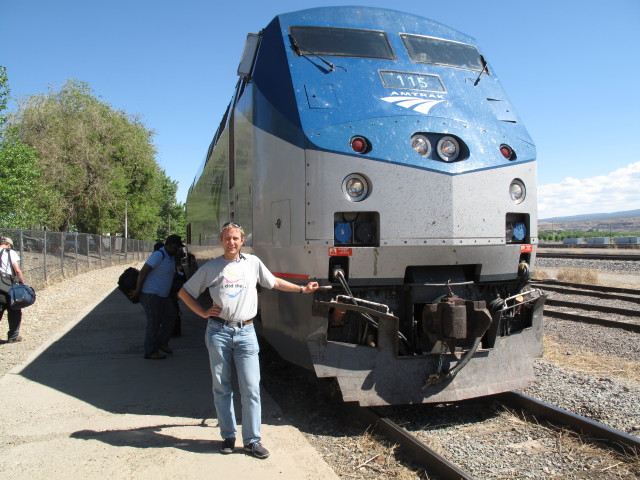Ich im Bahnhof Grand Junction, 1.395 m