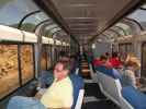 Papa im Lounge Car zwischen Granby und Glenwood Springs