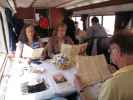Papa im Dining Car zwischen Granby und Glenwood Springs