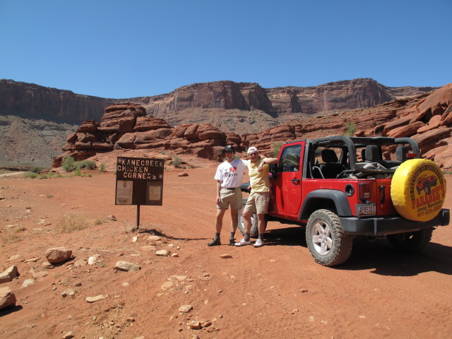 Ich und Papa am Hurrah Pass Jeep Trail (10. Mai)