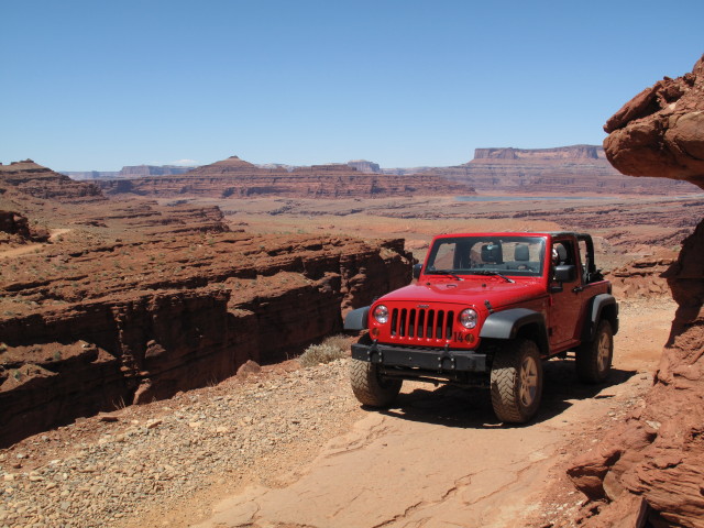 Papa am Chicken Corners Jeep Trail (10. Mai)