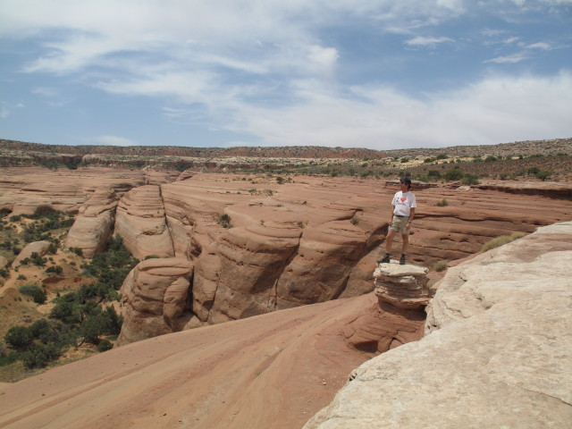 Ich am Hidden Canyon (11. Mai)