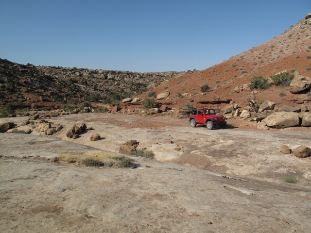 Papa am Klondike Bluffs Jeep Trail (12. Mai)
