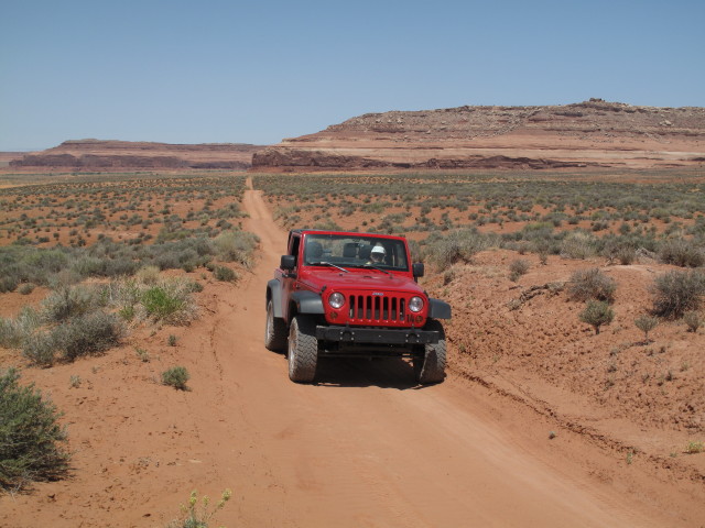 Papa am Rainbow Terrace Jeep Trail (12. Mai)