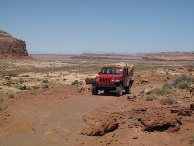 Papa am Rainbow Terrace Jeep Trail (12. Mai)