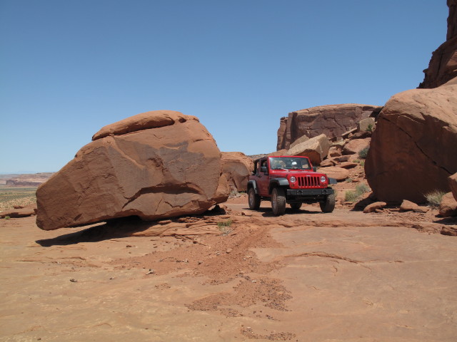 Papa am Rainbow Terrace Jeep Trail (12. Mai)