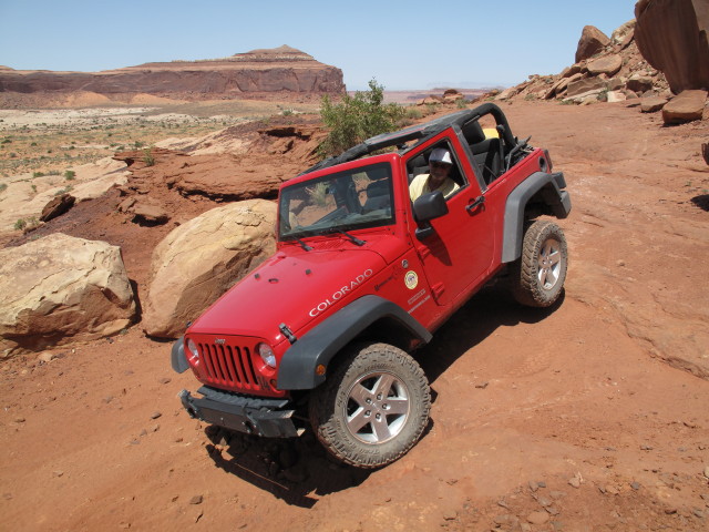 Papa am Rainbow Terrace Jeep Trail (12. Mai)