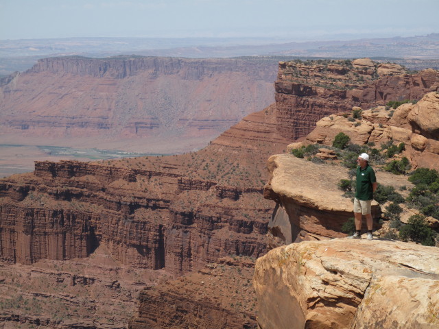 Papa am Top of the World Overlook (13. Mai)