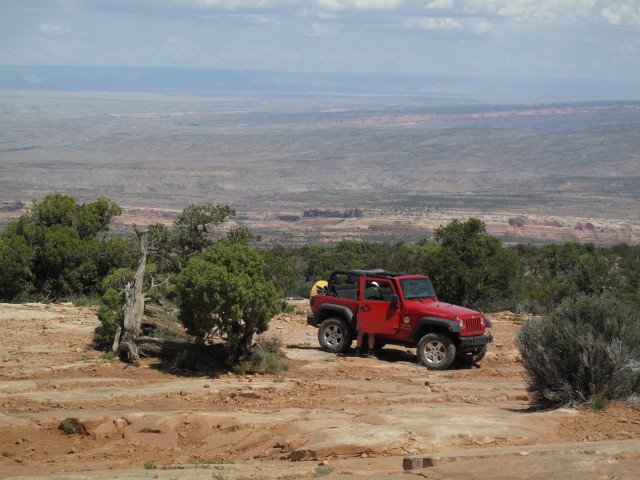 Papa am Ende des Top of the World Jeep Trail (13. Mai)