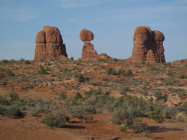 Balanced Rock im Arches National Park (13. Mai)