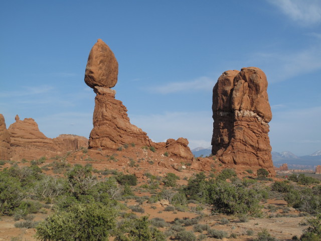 Balanced Rock im Arches National Park (13. Mai)
