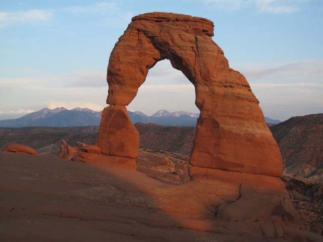 Delicate Arch im Arches National Park, 1.474 m (13. Mai)