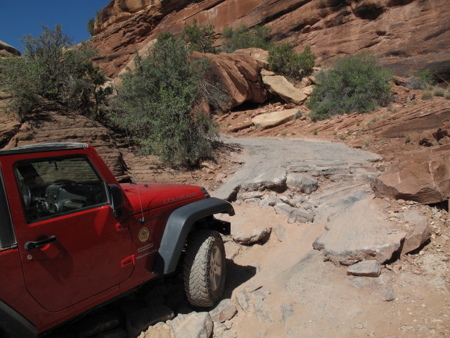 Elephant Hill Jeep Trail im Canyonlands National Park (14. Mai)