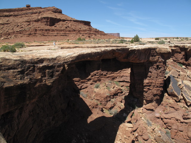 Papa bei der Musselman Arch im Canyonlands National Park (15. Mai)