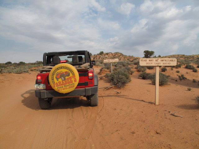Tower Arch Jeep Trail im Arches National Park (16. Mai)