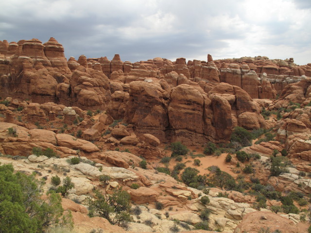 Fiery Furnace im Arches National Park (16. Mai)
