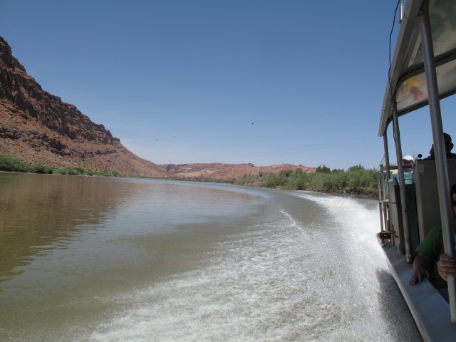 Colorado River zwischen Moab und Potash (17. Mai)
