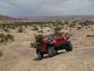 Papa am Hidden Canyon Rim Escape Jeep Trail (11. Mai)