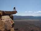 Papa und ich am Top of the World Overlook (13. Mai)