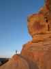 Papa am Delicate Arch Trail im Arches National Park (13. Mai)