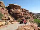 Papa am Elephant Hill Jeep Trail im Canyonlands National Park (14. Mai)