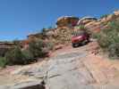 Papa am Elephant Hill Jeep Trail im Canyonlands National Park (14. Mai)