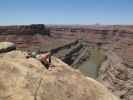 Papa am Colorado River Overlook im Canyonlands National Park, 1.487 m (14. Mai)