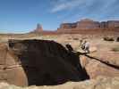 Ich und Papa am White Rim Jeep Trail im Canyonlands National Park (15. Mai)