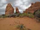 bei der Skyline Arch im Arches National Park (16. Mai)