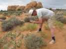 Papa bei der Skyline Arch im Arches National Park (16. Mai)