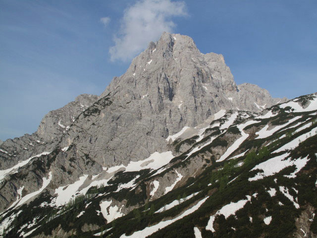 Spitzmauer vom Prielschutzhaus aus (27. Mai)