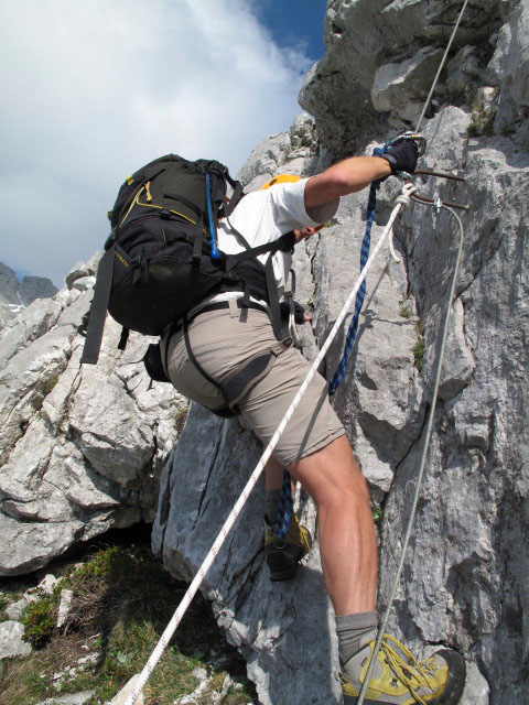 Südostsporn-Klettersteig: Ich (27. Mai)