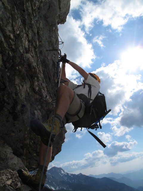 Südostsporn-Klettersteig: Ich (27. Mai)