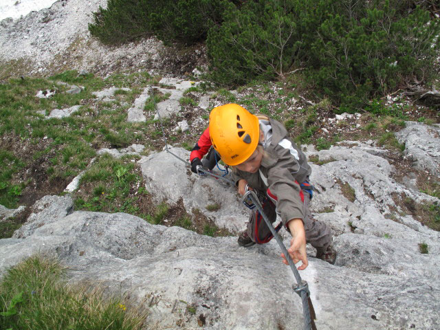 Nordwestlicher Übungsklettersteig Prielschutzhaus: Sarah (27. Mai)