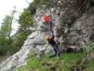 Südöstlicher Übungsklettersteig Prielschutzhaus: Roland und Philipp (27. Mai)