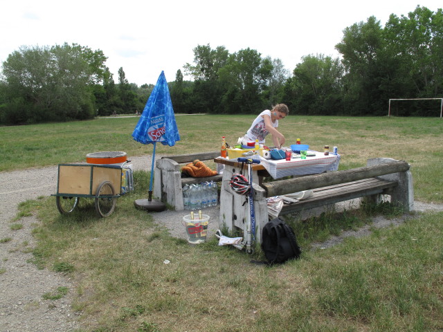 Kathrin auf der Donauinsel