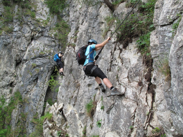 Kitz-Klettersteig: ? und ? am Götterquergang