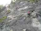 Kitz-Klettersteig: Josef und Martina am Götterquergang