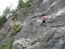 Kitz-Klettersteig: Josef und Martina am Götterquergang