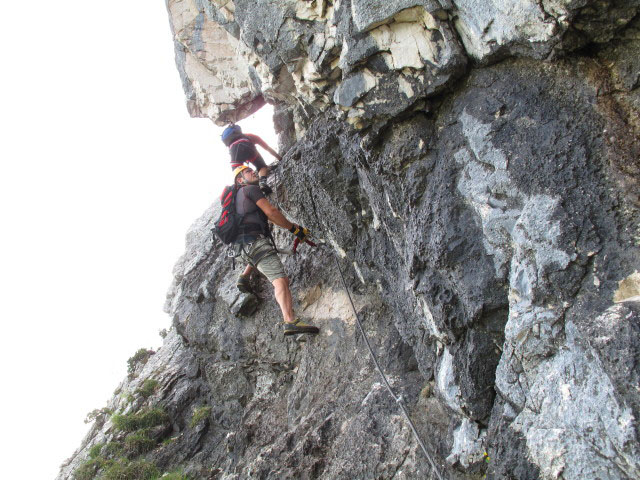 Tegelberg-Klettersteig: ? und Axel