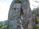 Tegelberg-Klettersteig: Axel in der Gipfelvariante