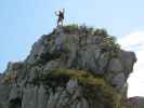 Tegelberg-Klettersteig: Axel in der Gipfelvariante