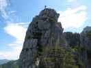 Tegelberg-Klettersteig: Axel in der Gipfelvariante