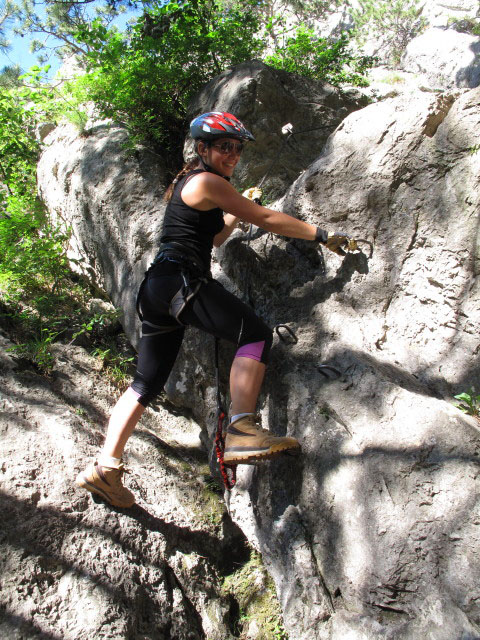 Daniela im kleinen &Uuml;berhang