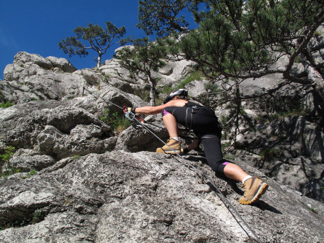 Daniela auf der Plattenrampe