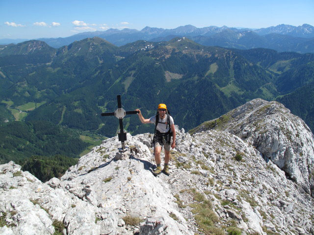 Ich am Kleinen &Ouml;dstein, 2.163 m (16. Juni)
