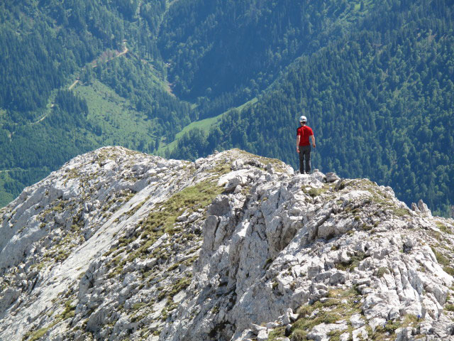 Thomas zwischen Kleinem &Ouml;dstein und Gamssteinsattel (16. Juni)