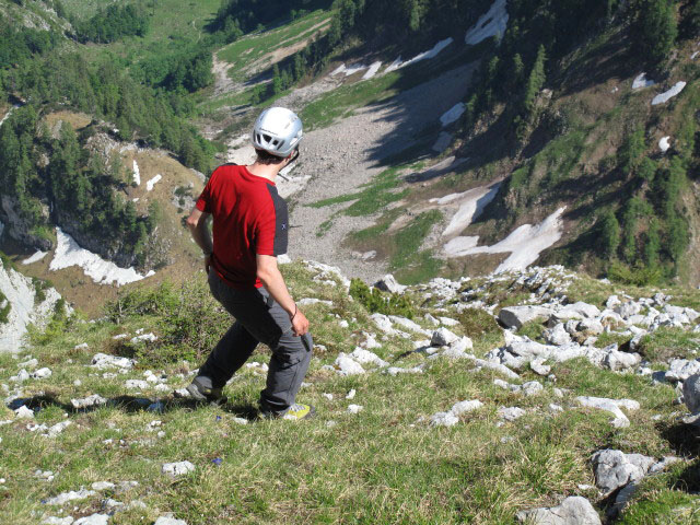 Thomas zwischen Kleinem &Ouml;dstein und Gamssteinsattel (16. Juni)